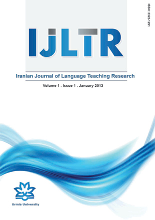 Language Teaching Research - Volume:1 Issue: 1, Jan 2013