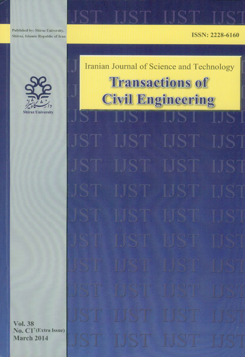 Science and Technology Transactions of Civil Engineering - Volume:38 Issue: 1, 2014