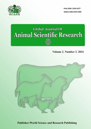 Global Journal of Animal Scientific Research - Volume:2 Issue: 2, Spring 2014