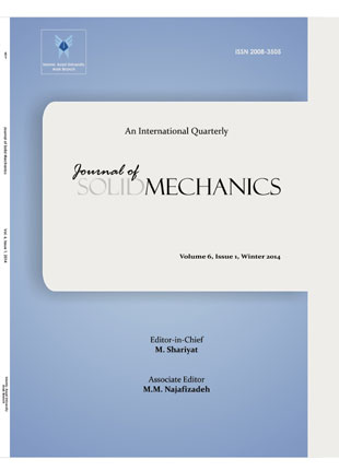 Solid Mechanics - Volume:6 Issue: 1, Winter 2014