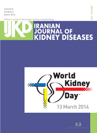 Kidney Diseases - Volume:8 Issue: 3, May 2014