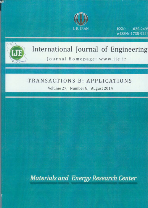 Engineering - Volume:27 Issue: 8, Aug 2014