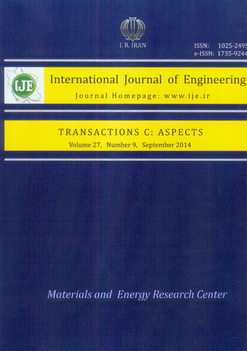 Engineering - Volume:27 Issue: 9, Sep 2014