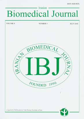 Iranian Biomedical Journal - Volume:8 Issue: 3, Jul 2004