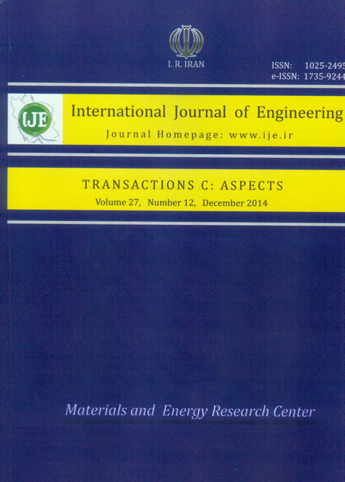 Engineering - Volume:27 Issue: 12, Dec 2014