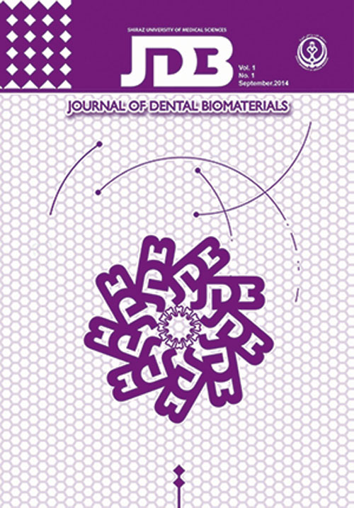 Dental Biomaterials - Volume:1 Issue: 1, 2014