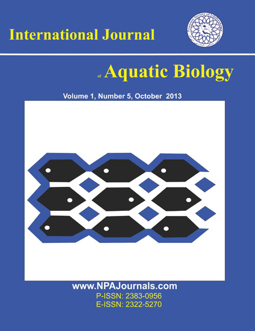 International Journal of Aquatic Biology - Volume:1 Issue: 5, Oc 2013