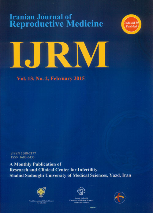Reproductive BioMedicine - Volume:13 Issue: 2, Feb 2015