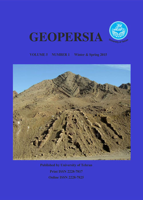 Geopersia - Volume:5 Issue: 1, Winter-Spring 2015