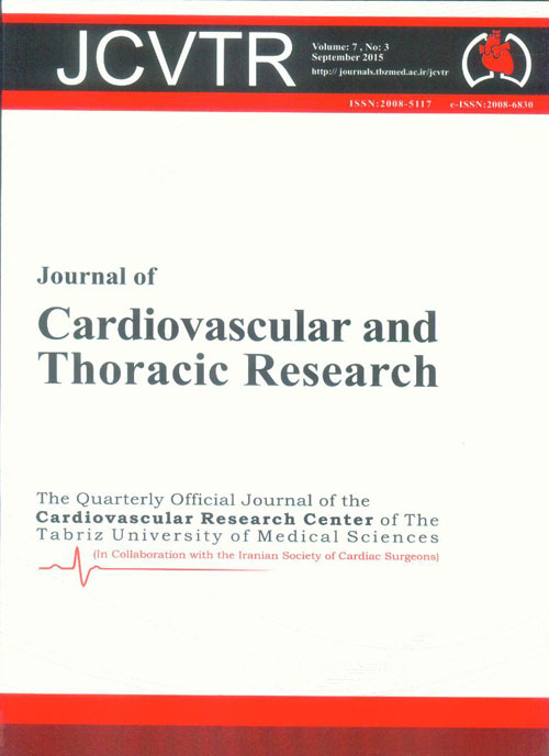 Cardiovascular and Thoracic Research - Volume:7 Issue: 3, Sep 2015