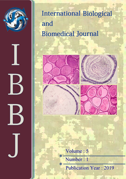 Biological and Biomedical Journal - Volume:5 Issue: 1, Winter 2019