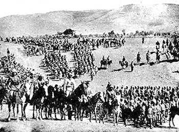 نیروهای عثمانی در مرز کرمانشاه